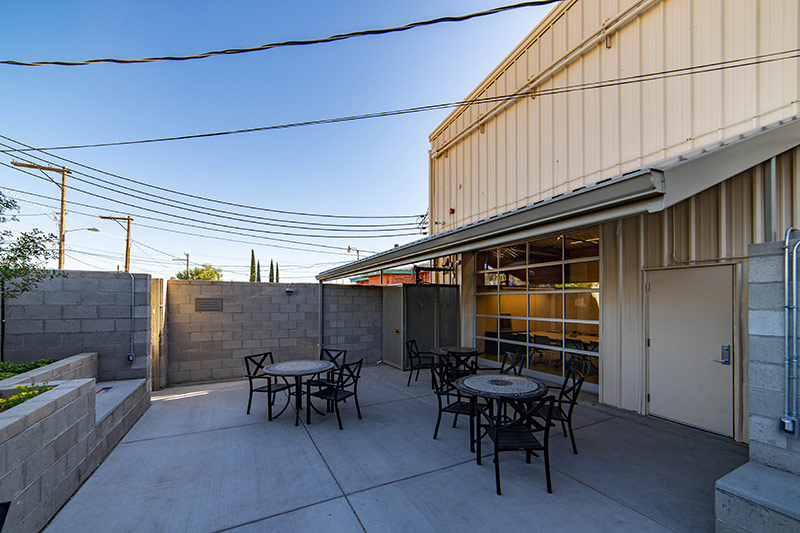 Exterior patio