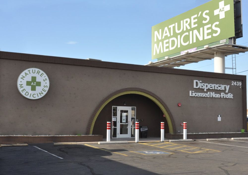 front of store